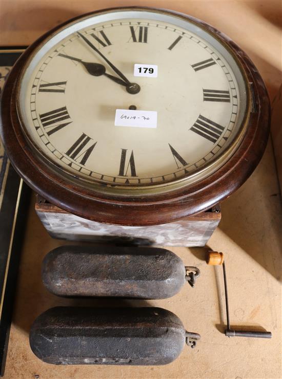 Victorian wall timepiece